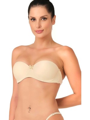 Modlive Ten Emay 701 Sırtı Şeffaf Straplez Sütyen