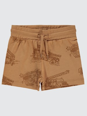 Civil Boys Erkek Çocuk Tarçın Desenli Şort 2-5 Yaş Günlük Kullanım İçin Rahat