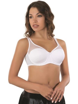 Modlive Beyaz Mı Emay 167 D Tül Push Up Toparlayıcı Sütyen