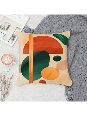 Çift Taraf Baskılı Gizli Di Özel Tasarım Süet Dokulu Kırlent Kılıfı Takımı 277