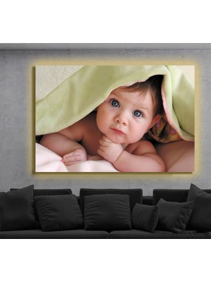 Marsilyan LED Işıklı Kanvas Tablo, 3D Dekoratif Baskılı Tablo Yapay Zeka Destekli Modern Tasarımlar 359