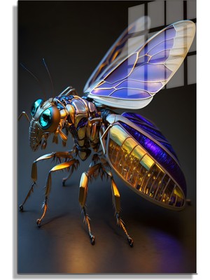 Marsilyan Space/uzay Yapay Zeka Özel Tasarım Cam Tablo Ofis, Mutfak Çocuk Odası, Salon 201