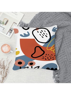 Çift Taraf Baskılı Gizli Di Özel Tasarım Süet Dokulu Kırlent Kılıfı Takımı 203