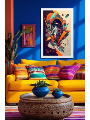 Marsilyan Space, Uzay, Yapay Zeka Mdf Plastik Çerçeveli Dekoratif Tablo 77