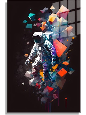 Marsilyan Space/uzay Yapay Zeka Özel Tasarım Cam Tablo Ofis, Mutfak Çocuk Odası, Salon 37