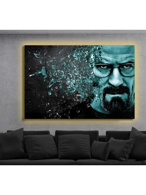 Marsilyan LED Işıklı Kanvas Tablo, 3D Dekoratif Baskılı Tablo Yapay Zeka Destekli Modern Tasarımlar 279