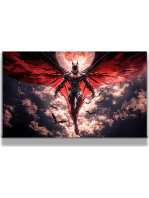 Marsilyan Sanatsal Yapayzeka, Creative Art, 3D Dekoratif Baskı Yatay Cam Tablo 171