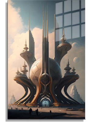 Marsilyan Space/uzay Yapay Zeka Özel Tasarım Cam Tablo Ofis, Mutfak Çocuk Odası, Salon 146