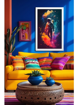 Marsilyan Space, Uzay, Yapay Zeka Mdf Plastik Çerçeveli Dekoratif Tablo 95