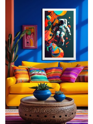 Marsilyan Space, Uzay, Yapay Zeka Mdf Plastik Çerçeveli Dekoratif Tablo 131