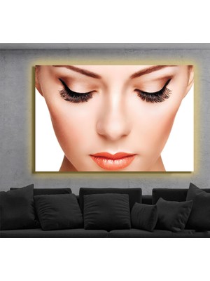 Marsilyan LED Işıklı Kanvas Tablo, 3D Dekoratif Baskılı Tablo Yapay Zeka Destekli Modern Tasarımlar 224