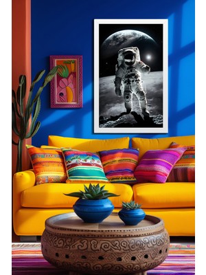 Marsilyan Space, Uzay, Yapay Zeka Mdf Plastik Çerçeveli Dekoratif Tablo 59