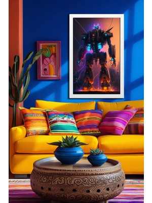 Marsilyan Space, Uzay, Yapay Zeka Mdf Plastik Çerçeveli Dekoratif Tablo 10