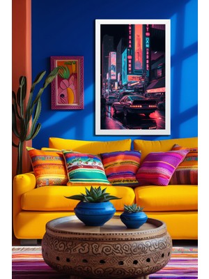 Marsilyan Space, Uzay, Yapay Zeka Mdf Plastik Çerçeveli Dekoratif Tablo 225