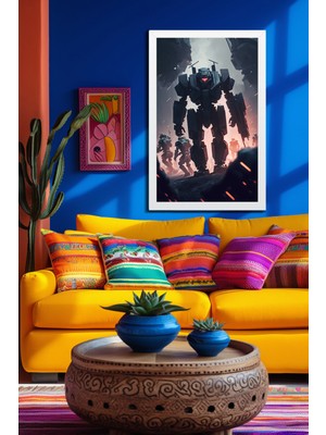 Marsilyan Space, Uzay, Yapay Zeka Mdf Plastik Çerçeveli Dekoratif Tablo 167