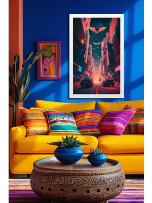 Marsilyan Space, Uzay, Yapay Zeka Mdf Plastik Çerçeveli Dekoratif Tablo 226