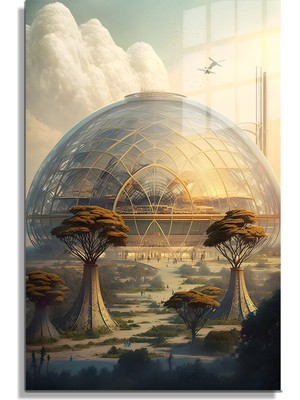 Marsilyan Space/uzay Yapay Zeka Özel Tasarım Cam Tablo Ofis, Mutfak Çocuk Odası, Salon 182