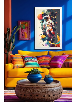 Marsilyan Space, Uzay, Yapay Zeka Mdf Plastik Çerçeveli Dekoratif Tablo 91