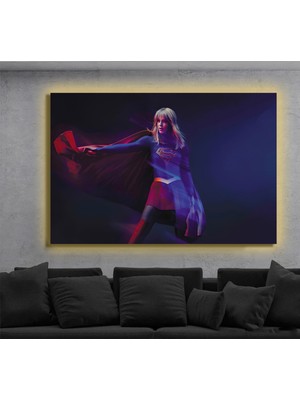 LED Işıklı Kanvas Tablo, 3D Dekoratif Baskılı Tablo Yapay Zeka Destekli Modern Tasarımlar 86