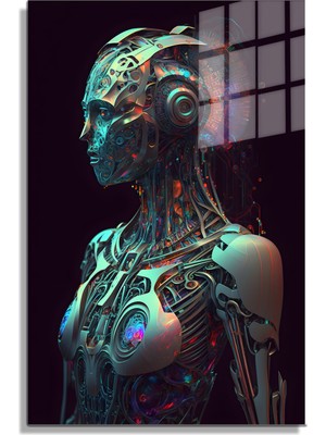 Marsilyan Space/uzay Yapay Zeka Özel Tasarım Cam Tablo Ofis, Mutfak Çocuk Odası, Salon 155