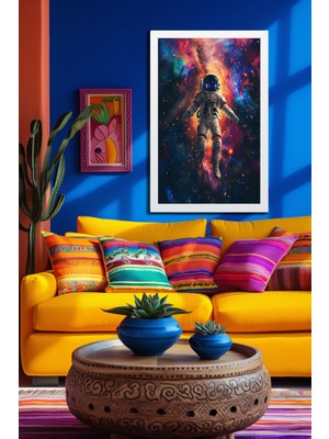 Marsilyan Space, Uzay, Yapay Zeka Mdf Plastik Çerçeveli Dekoratif Tablo 137