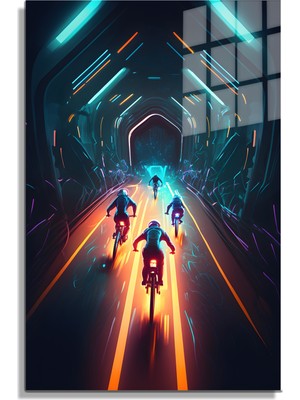 Marsilyan Space/uzay Yapay Zeka Özel Tasarım Cam Tablo Ofis, Mutfak Çocuk Odası, Salon 210