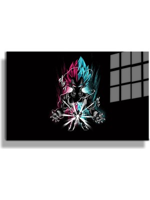 Sanatsal Yapayzeka, Creative Art, 3D Dekoratif Baskı Yatay Cam Tablo 138