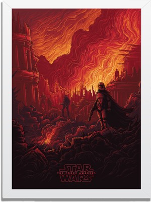 Dizi- Film Karakter ve Afişleri Mdf Plastik Çerçeveli Dekoratif Tablo 01