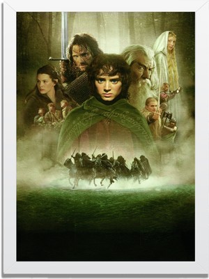 Dizi- Film Karakter ve Afişleri Mdf Plastik Çerçeveli Dekoratif Tablo 01