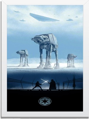 Dizi- Film Karakter ve Afişleri Mdf Plastik Çerçeveli Dekoratif Tablo 01