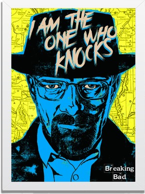 Dizi- Film Karakter ve Afişleri Mdf Plastik Çerçeveli Dekoratif Tablo 01