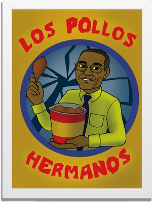 Dizi- Film Karakter ve Afişleri Mdf Plastik Çerçeveli Dekoratif Tablo 01