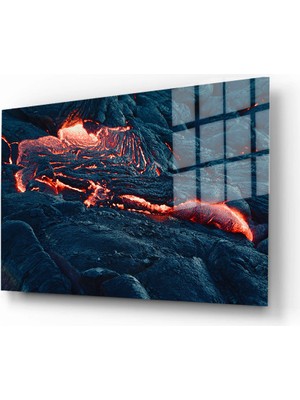 Marsilyan Doğa, Manzara 3D Dekoratif Baskı Yatay Cam Tablo 01