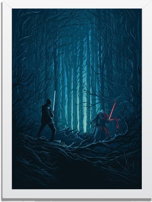 Dizi- Film Karakter ve Afişleri Mdf Plastik Çerçeveli Dekoratif Tablo 01