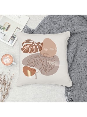 Çift Taraf Baskılı Gizli Di Özel Tasarım Süet Dokulu Kırlent Kılıfı Takımı 281