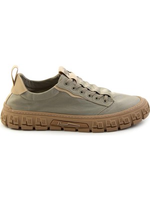Bambi Haki Leather Erkek Sneaker E01185051818