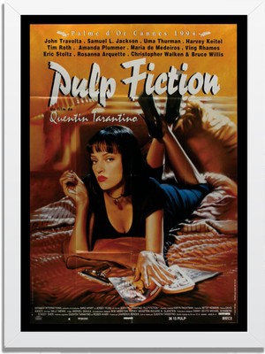 Dizi- Film Karakter ve Afişleri Mdf Plastik Çerçeveli Dekoratif Tablo 01