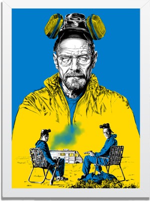 Dizi- Film Karakter ve Afişleri Mdf Plastik Çerçeveli Dekoratif Tablo 01