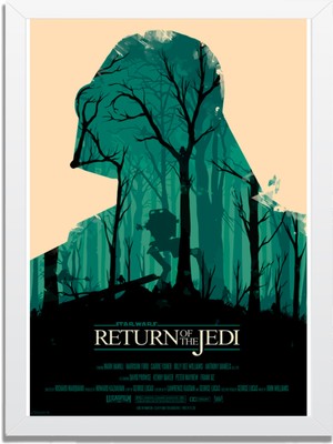 Dizi- Film Karakter ve Afişleri Mdf Plastik Çerçeveli Dekoratif Tablo 01