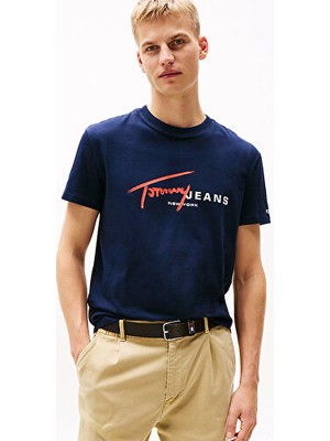 Tommy Hilfiger Tjm Reg Sıgntr Dna Tee Ext