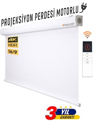 Gölge Stor En150cm Boy160cm Projeksiyon Perdesi Motorlu Yeni Akıllı Kumaş 
Blackout-Işık Geçirmez 4K 8K HD