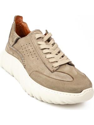 Marcomen 21337 Vizon Nubuk Deri Erkek Günlük Ayakkabı