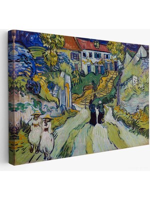 Vincent Willem Van Gogh - Auvers'deki Merdiven Tablosu - Stairway At AUVERS-7158
