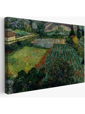 Marsilyan Vincent Van Gogh - Gelincikli Tarla Tablo - Field With POPPIES-7181