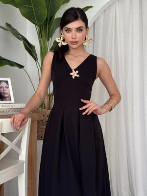 Defy Moda Late Yıldız Detaylı Elbise