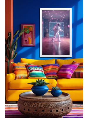 Marsilyan Space, Uzay, Yapay Zeka Mdf Plastik Çerçeveli Dekoratif Tablo 01