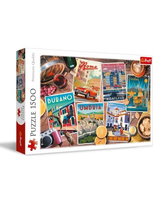 26199 1500 Parça Kolaj Şehirler Modern Bulmaca Yaratıcı Eğlence Ispanya Italya Fransa Yetişkinler ve 12 Yaş Üzeri Çocuklar Için Avrupa Seyahati