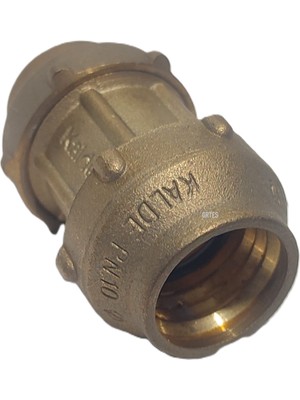 Kalde Ø20X20 mm Eş Uçlu Securing (Sarı Kurt Ağzı) Boru Ekleme Manşonu