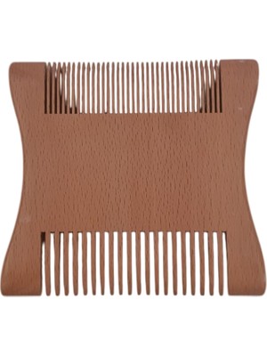 Beslenme Dedektifi Ahşap Tarak Çift Taraflı Kare 10 cm TRK10-1