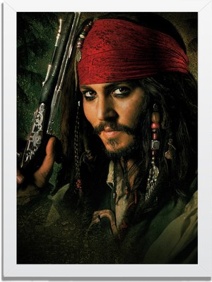 Dizi- Film Karakter ve Afişleri Mdf Plastik Çerçeveli Dekoratif Tablo 01